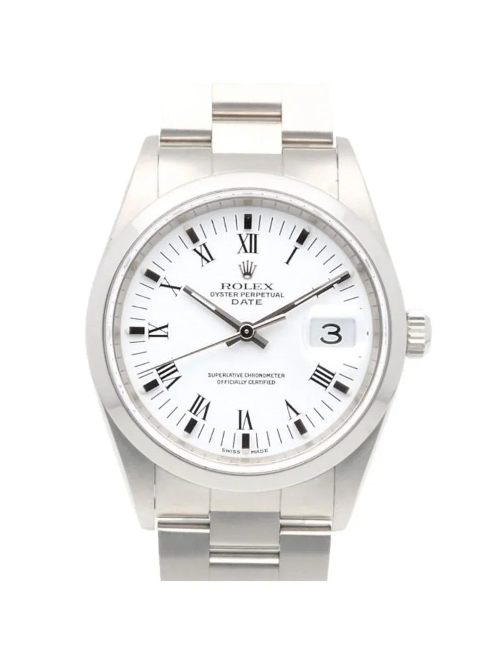 Rolex Date Oyster Perpetual Watch Stainless Steel Automatic